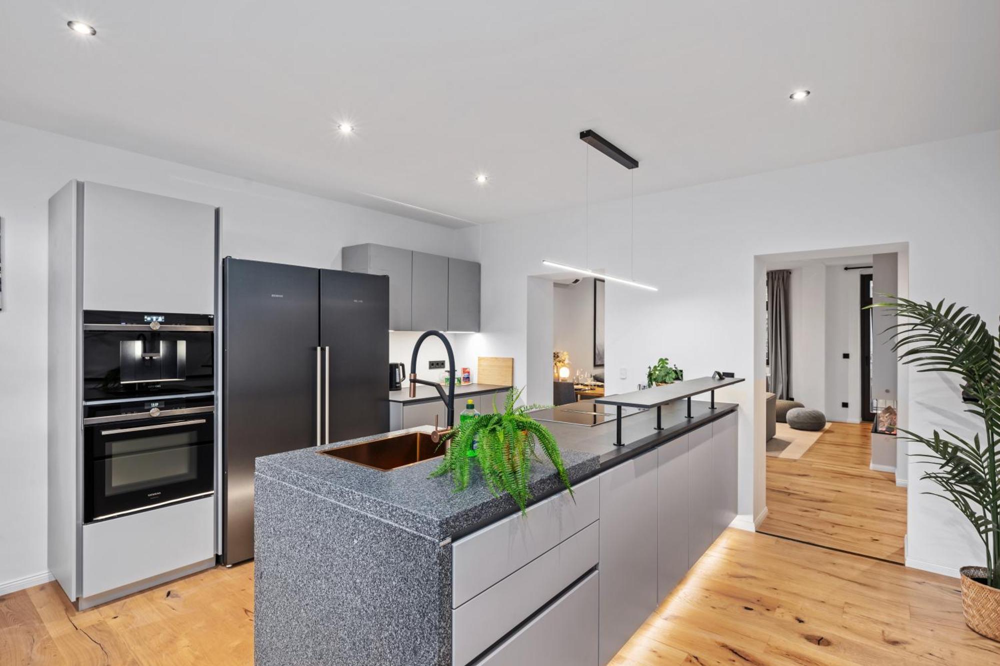 Edler Wohnraum Schlossteich-Suite 3 Sz Mit Zwei Balkonen, Kaffeevollautomat, Kamin, Klima, Lift & Zwei Parkplaetzen Κέμνιτς Εξωτερικό φωτογραφία